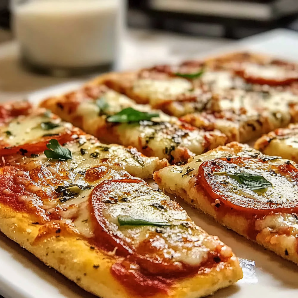 Cottage Cheese Flatbread Pizza