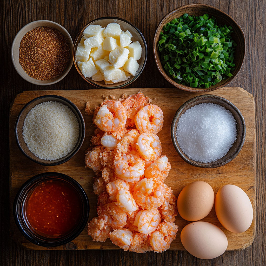 Crispy Shrimp Balls ingredients