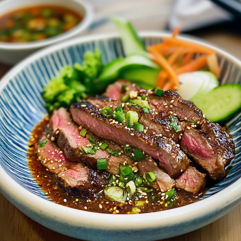 Crying Tiger Beef with Nam Jim Jaew Sauce