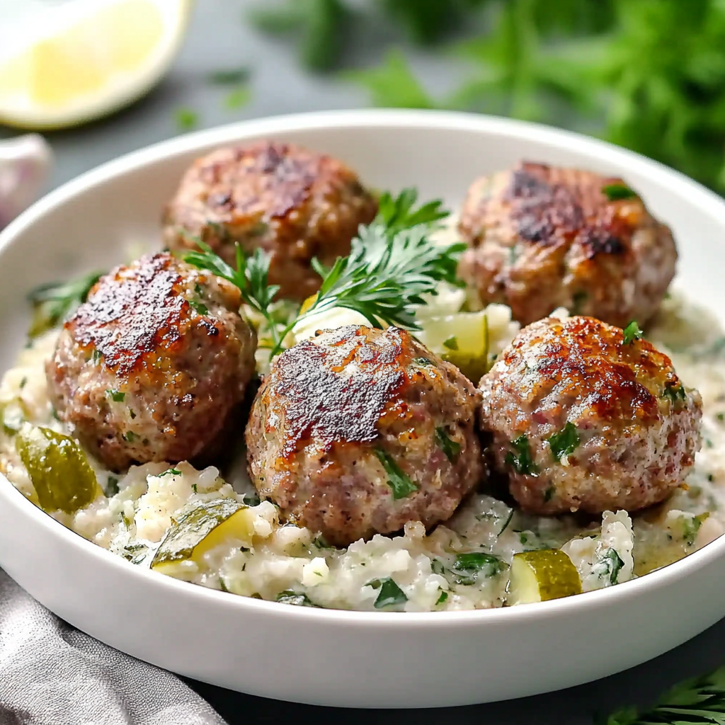 Dill Pickle Meatballs