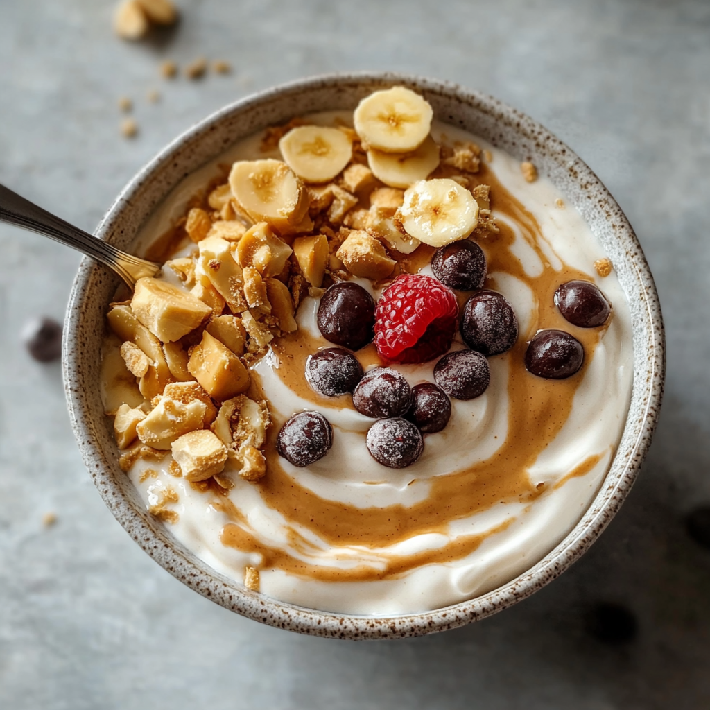 Dreamy Peanut Butter Yogurt Bowl