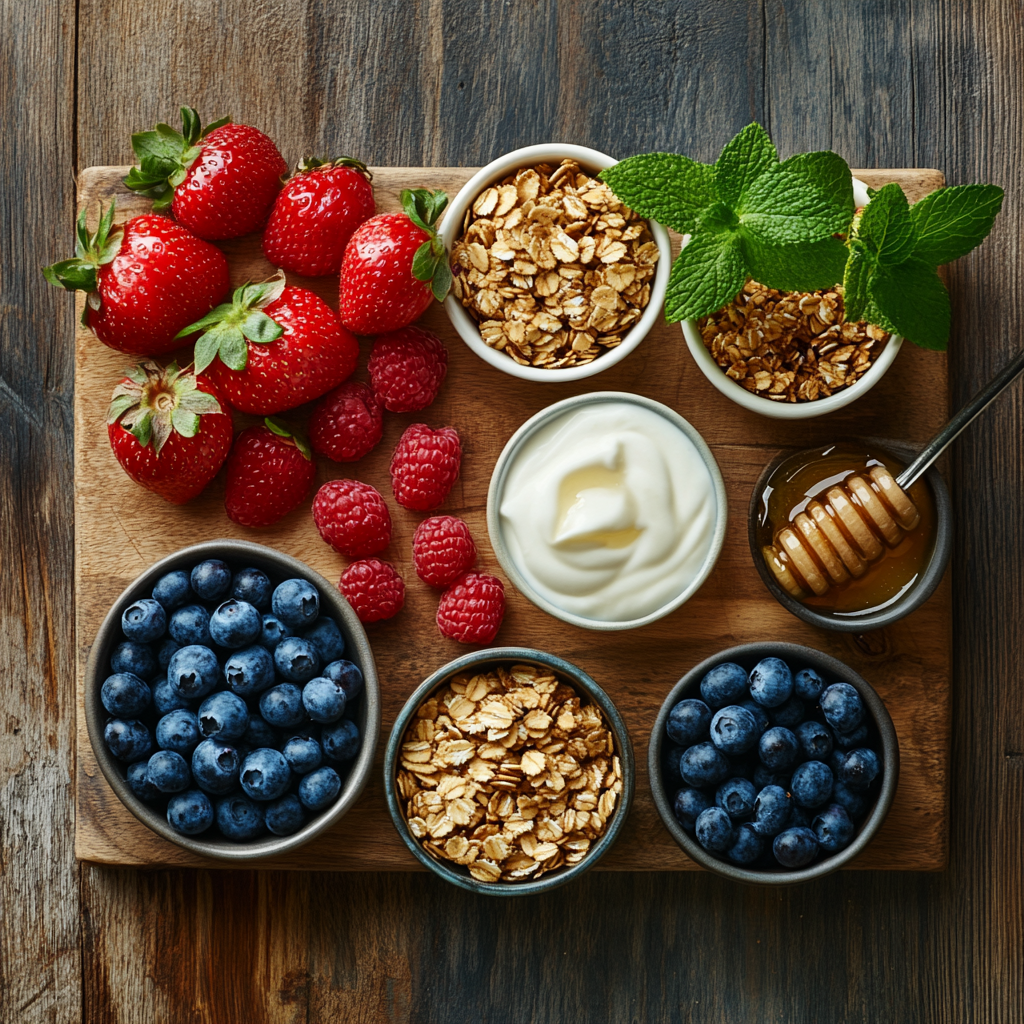 Dreamy Peanut Butter Yogurt Bowl ingredients