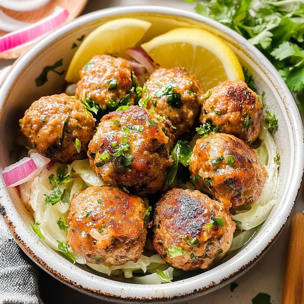 Greek Chicken Meatballs