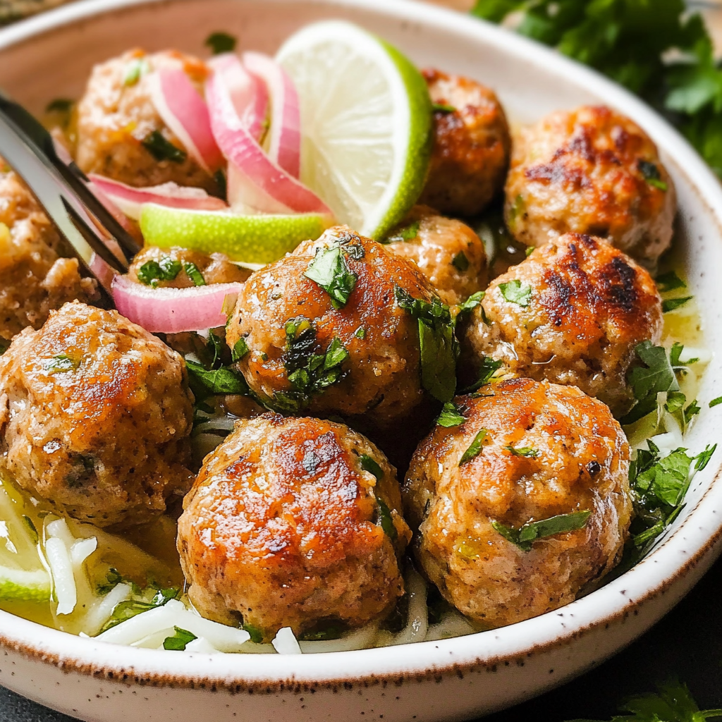 Greek Chicken Meatballs