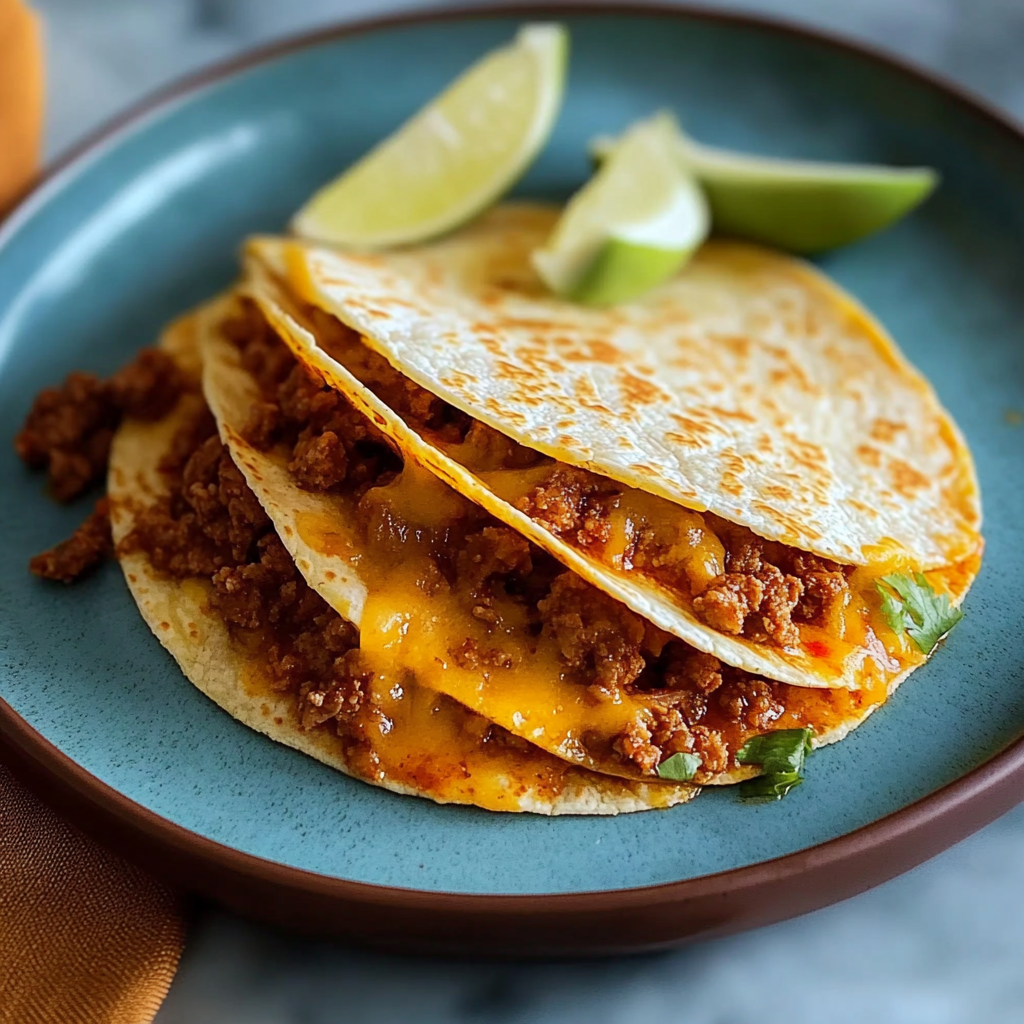Ground Beef Baked Tacos