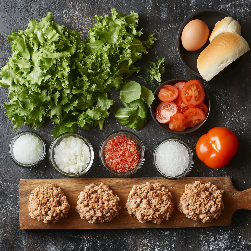 Ground Turkey Sliders ingredients