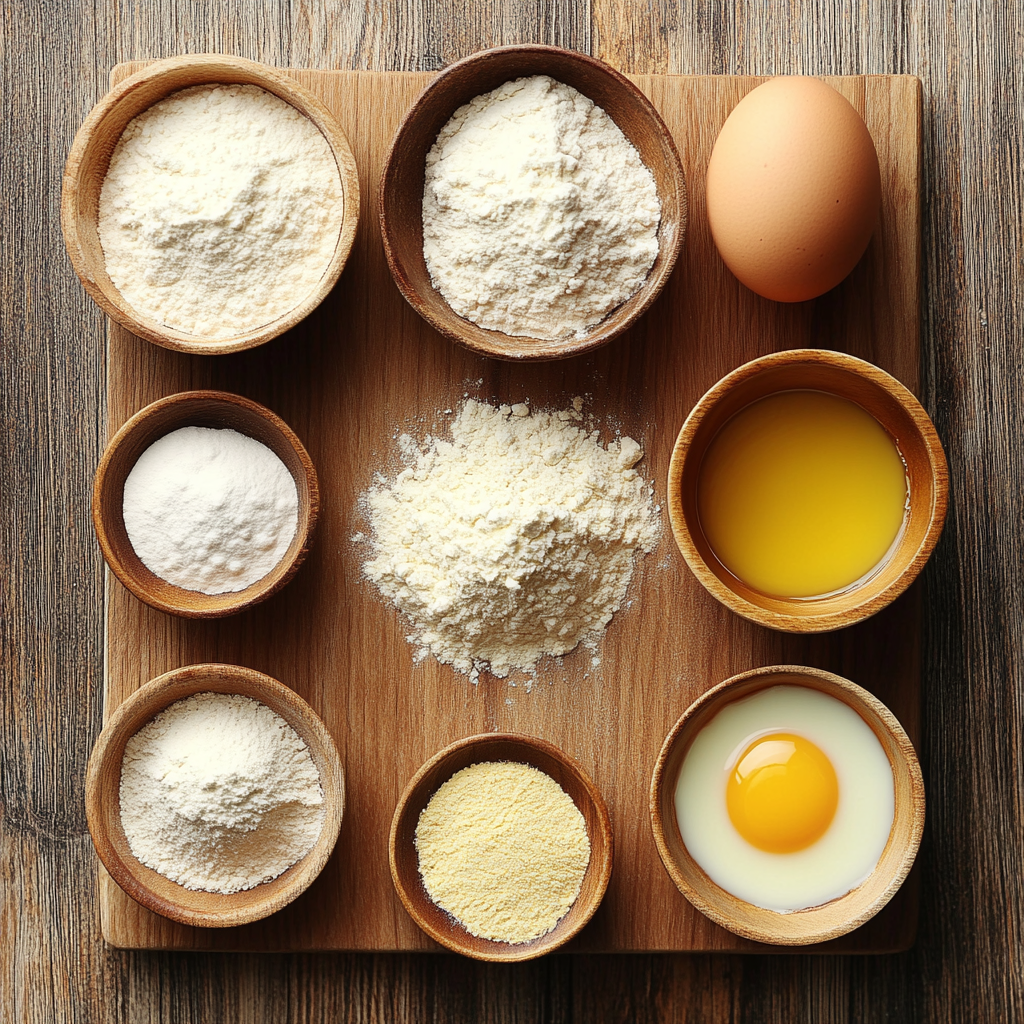 Heart-Shaped Pancakes ingredients