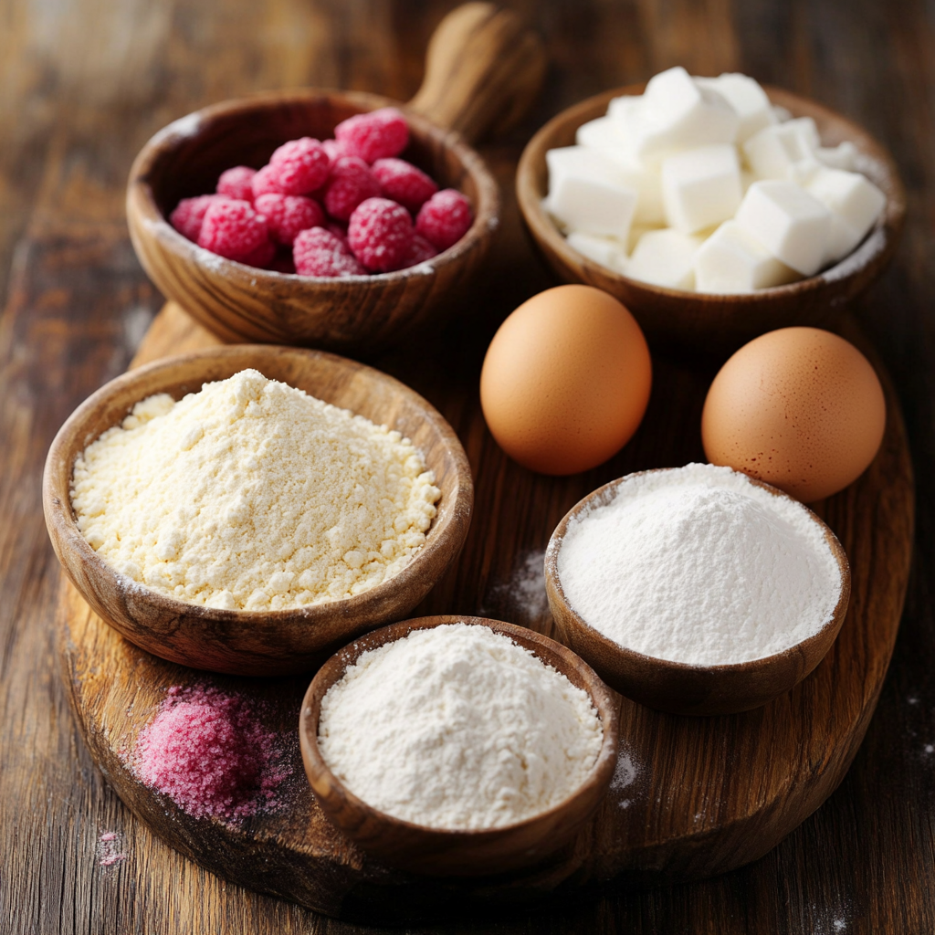 Heart-Shaped Valentine Macarons ingredients