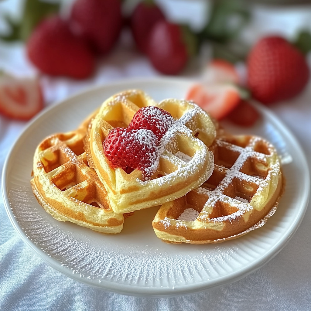Heart-Shaped Waffle