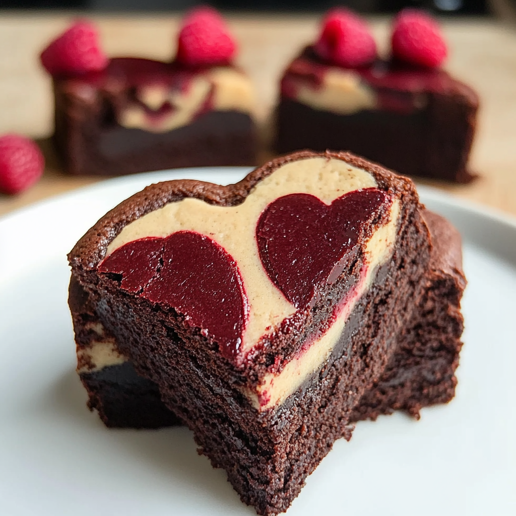 Heart-shaped Brownies