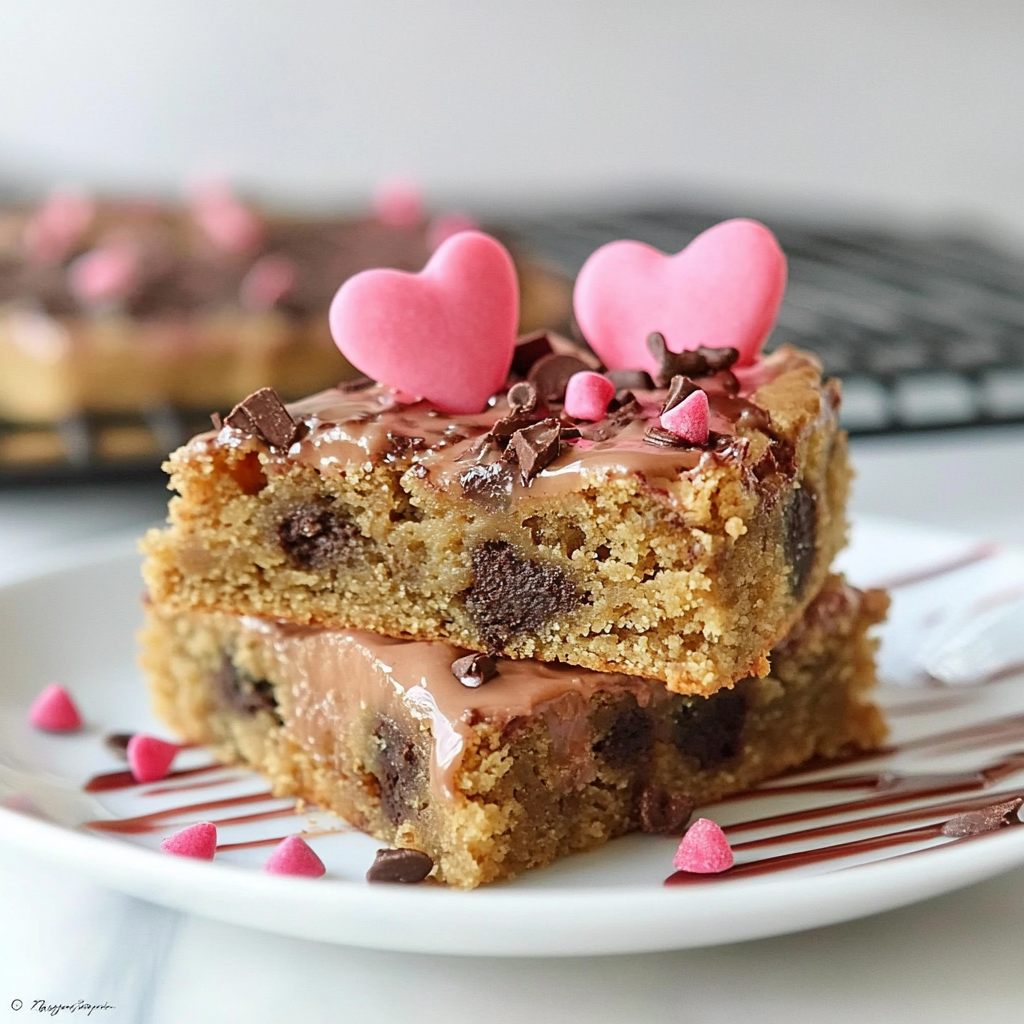 Heart Shaped Cookie Cake