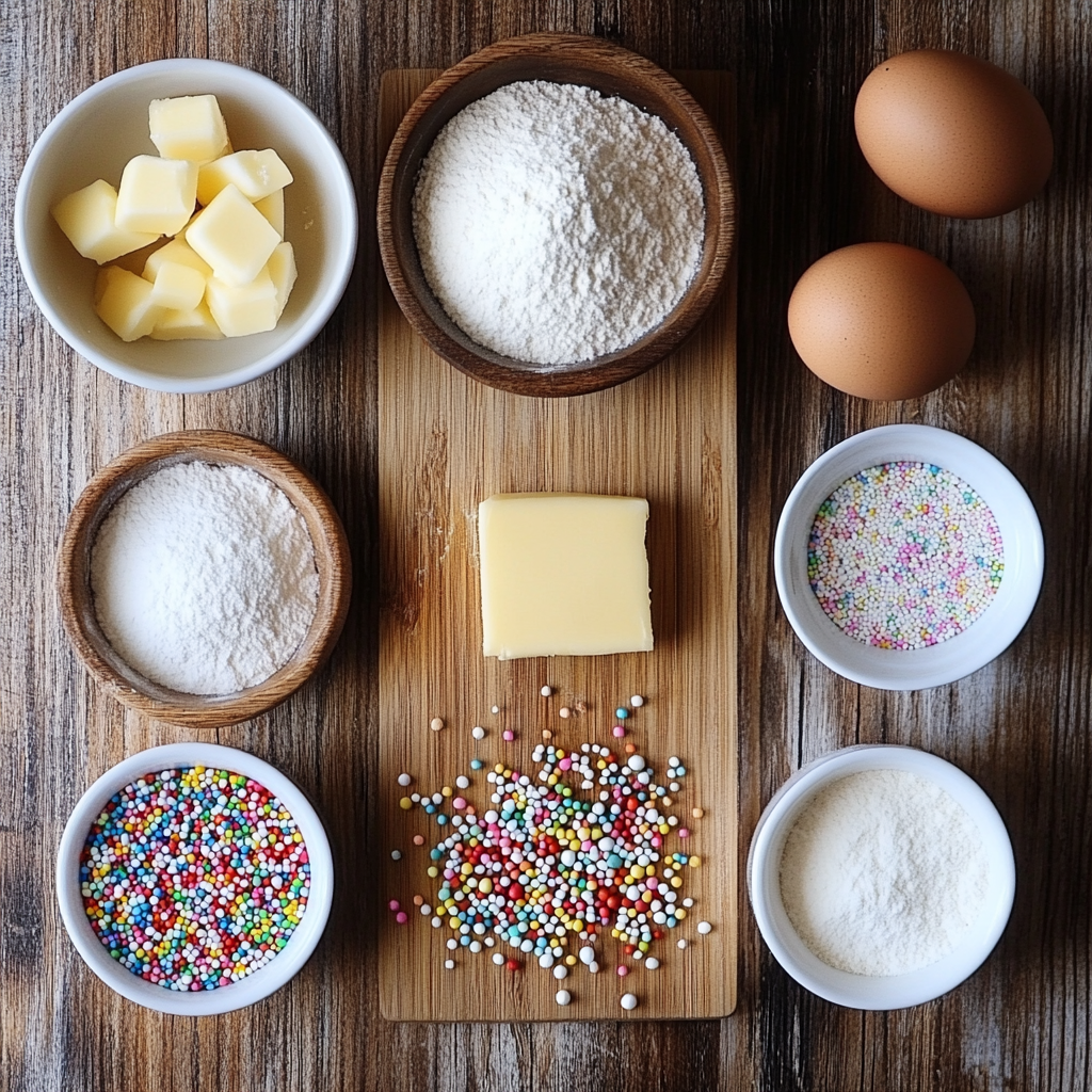 Heart Shaped Cookies ingredients