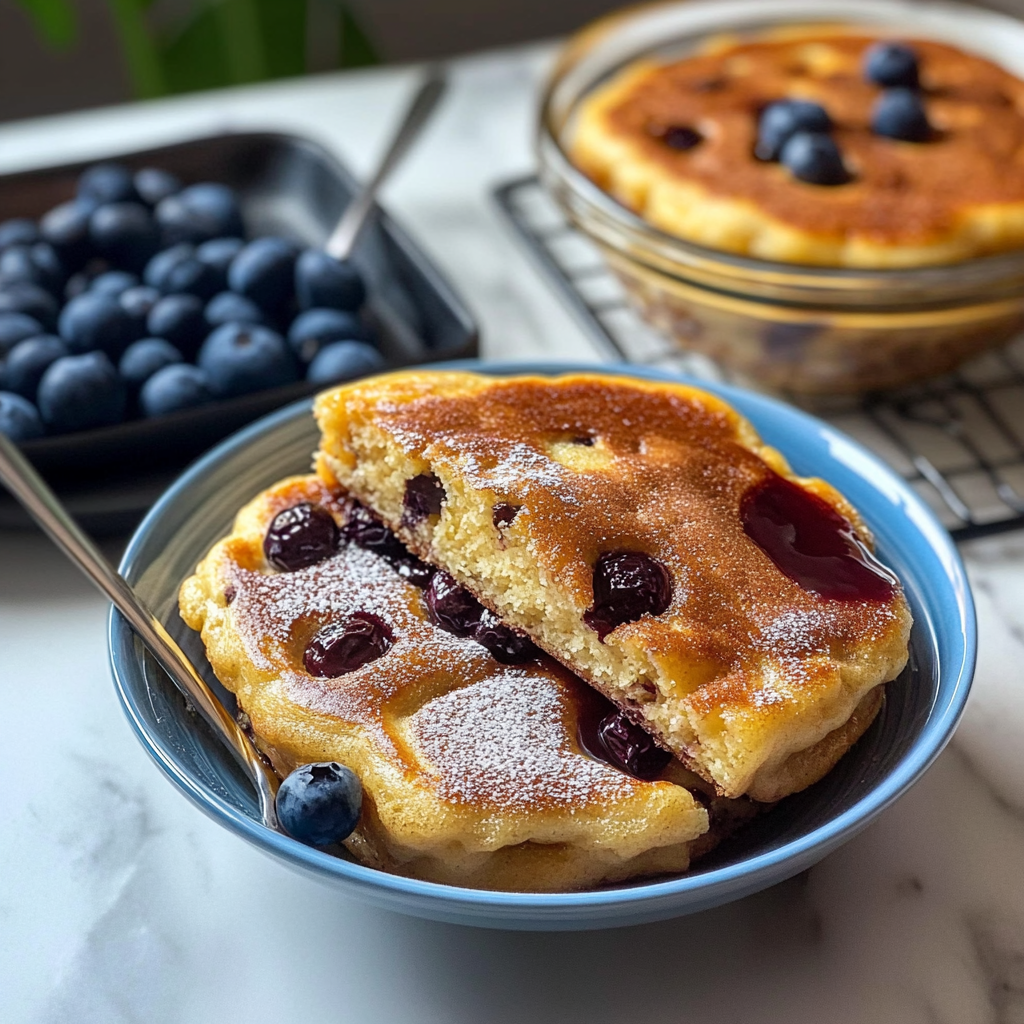 High Protein Pancake Bowl