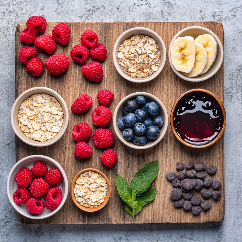 High Protein Pancake Bowl ingredients