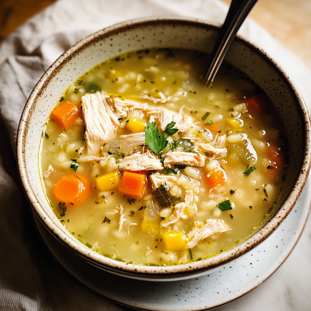 Leftover Turkey Soup