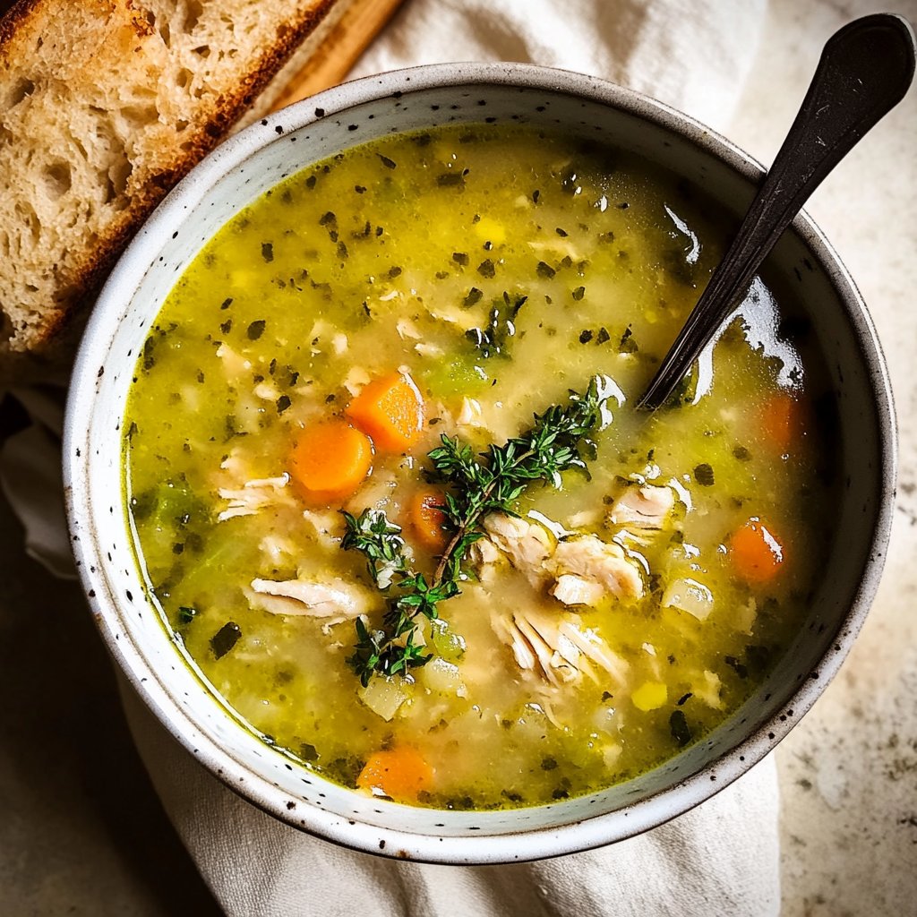 Leftover Turkey Soup
