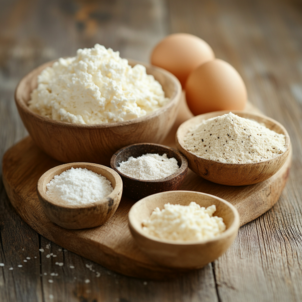 Low-Carb Cottage Cheese Crackers ingredients