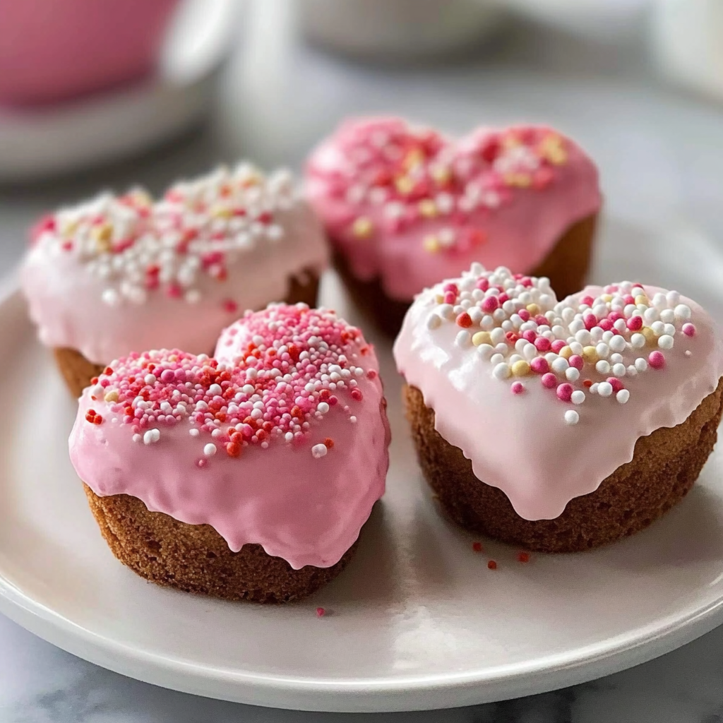 Mini Heart Shaped Cakes