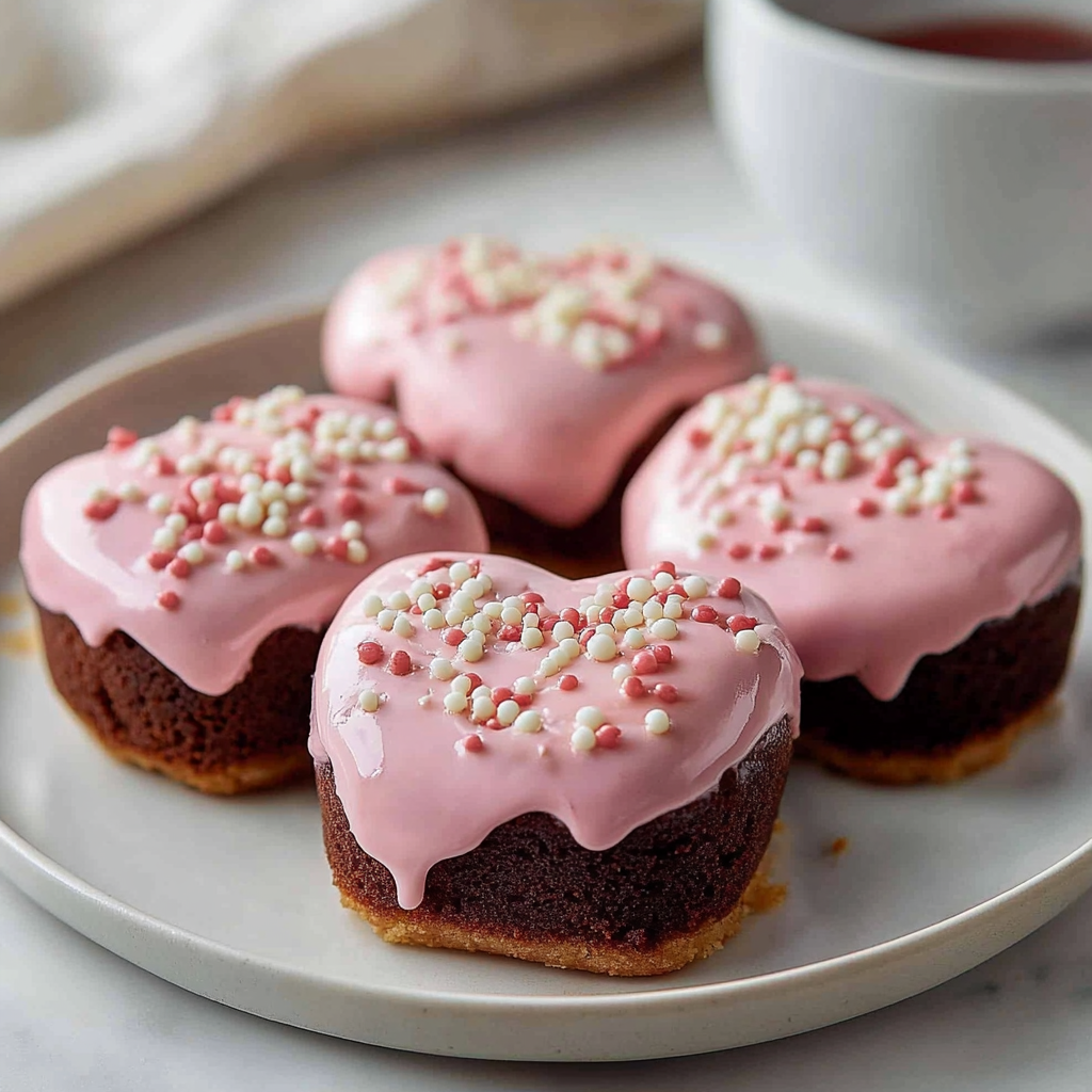 Mini Heart Shaped Cakes