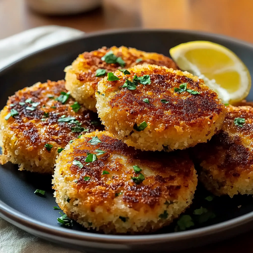 Panko Crusted Salmon Patties