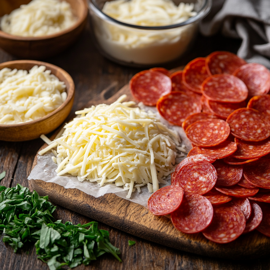 Pepperoni Cheese Crisps ingredients
