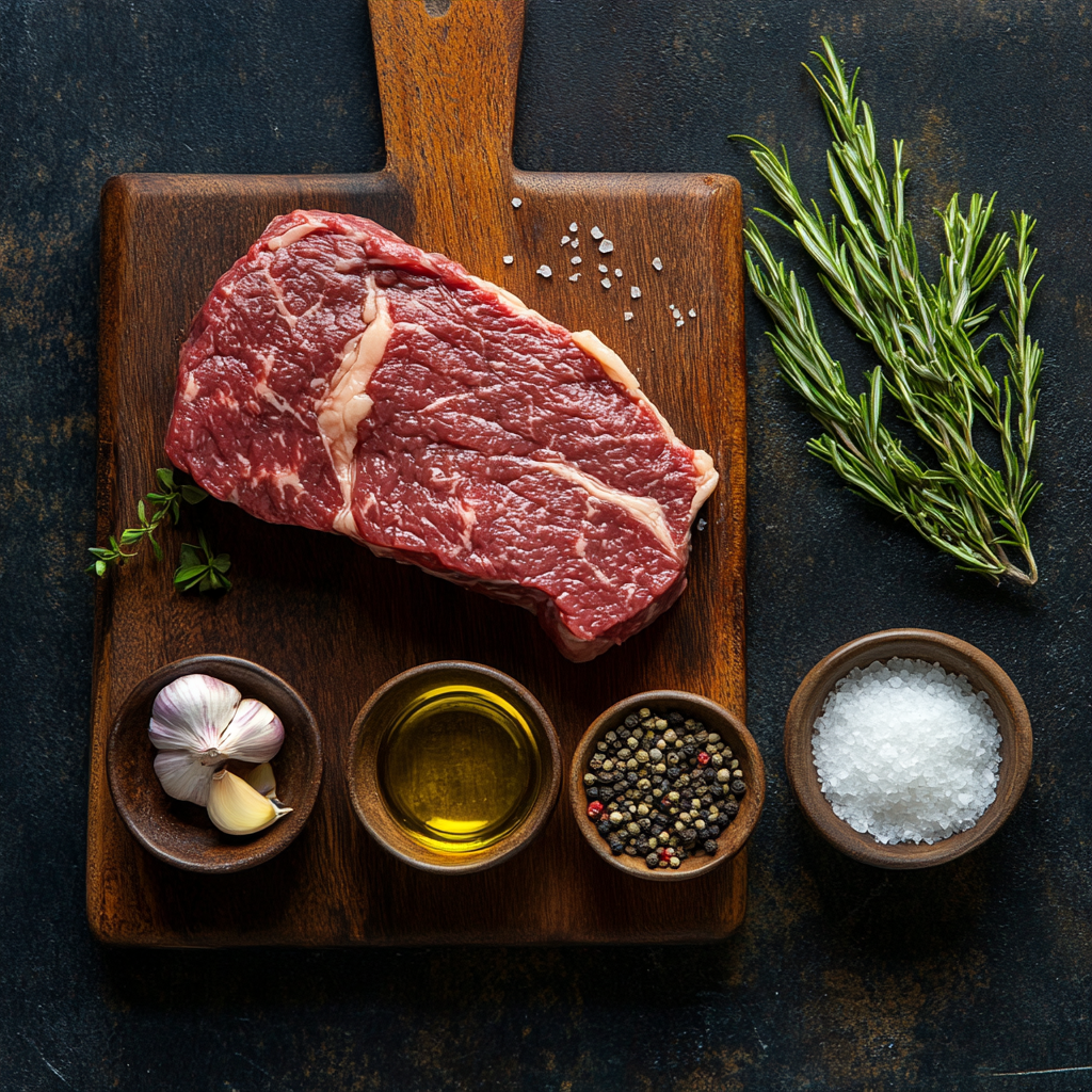 Perfect Air Fryer Steak ingredients