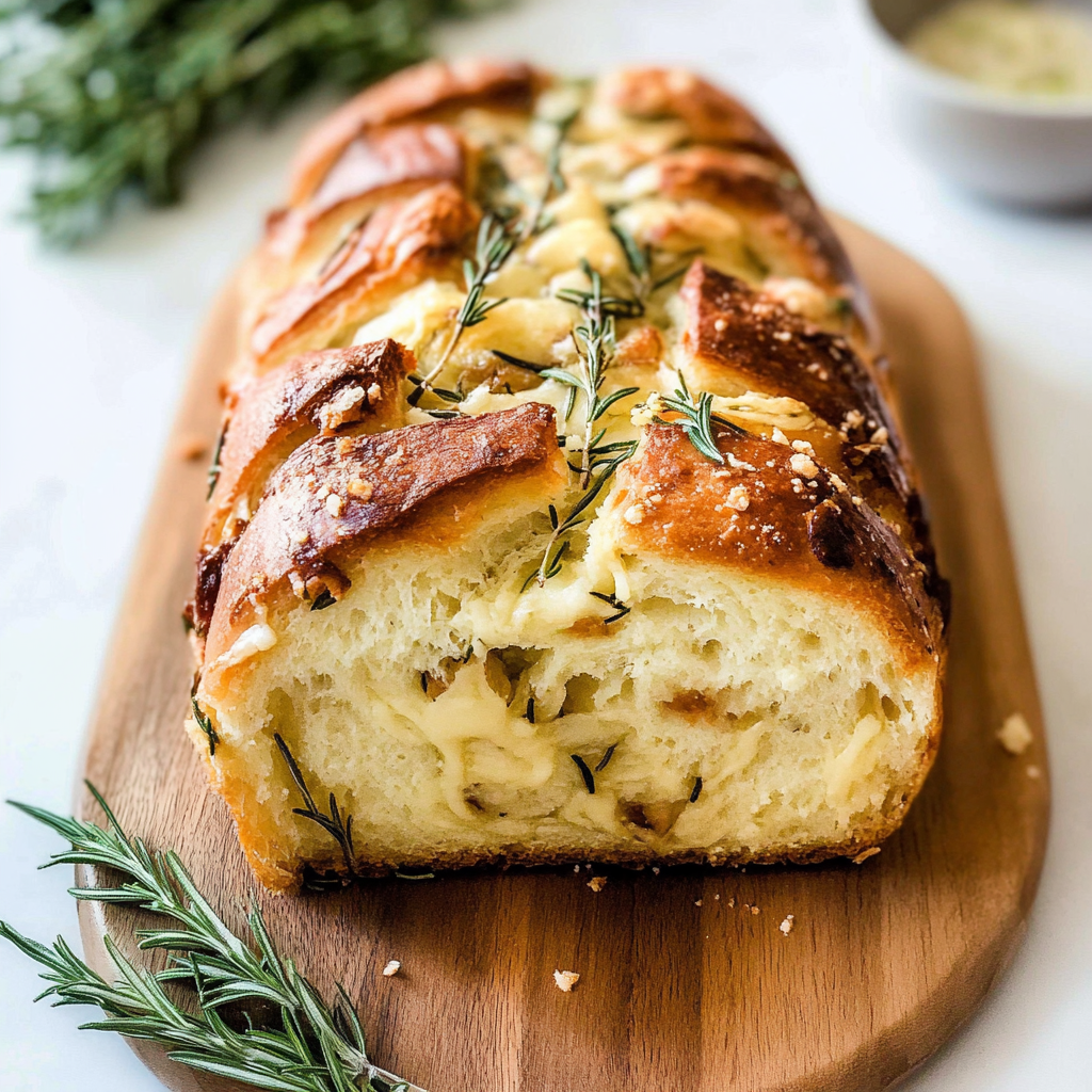 Rosemary Garlic Pull Apart Bread