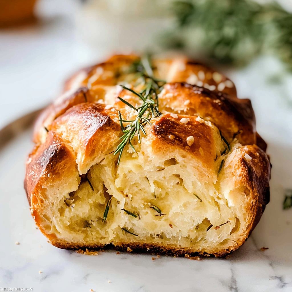 Rosemary Garlic Pull Apart Bread