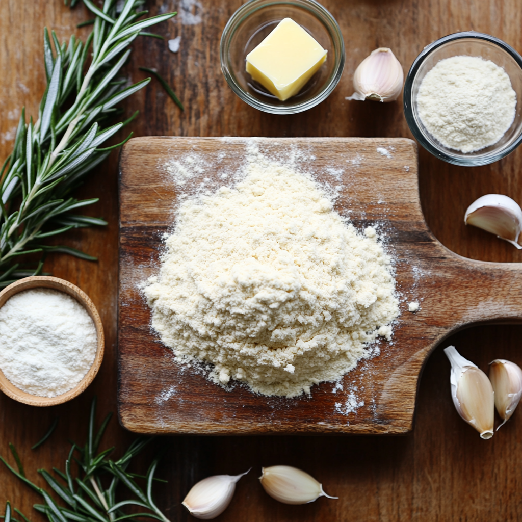 Rosemary Garlic Pull Apart Bread ingredients