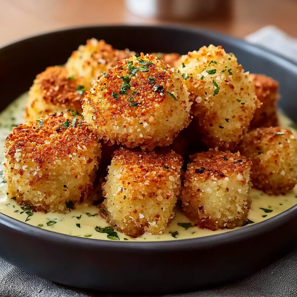 Simple Panko Crusted Salmon Bites