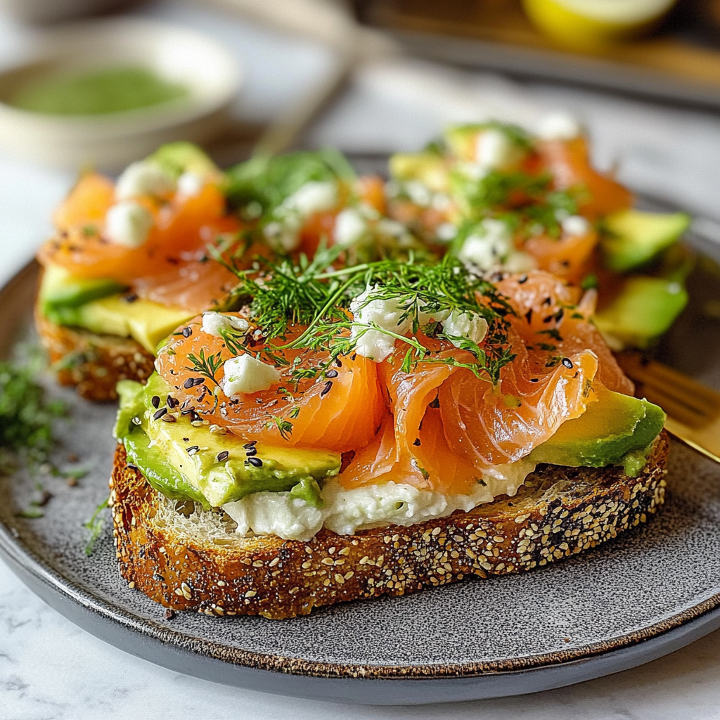 Smoked Salmon Avocado Toast