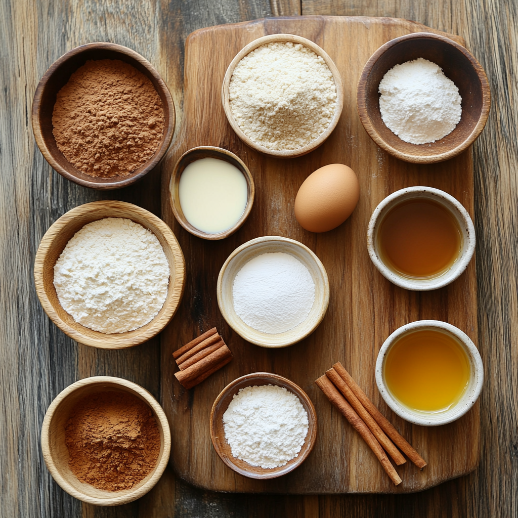 Spiced Gingerbread Loaf ingredients