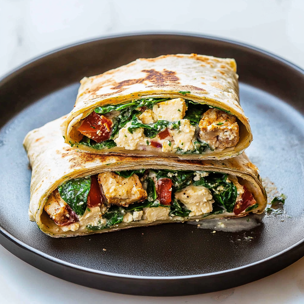 Spinach Feta Wrap
