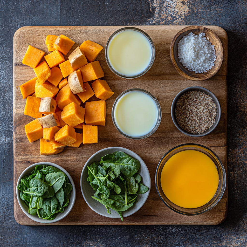 Sweet Potato Quiche with Ground Turkey ingredients
