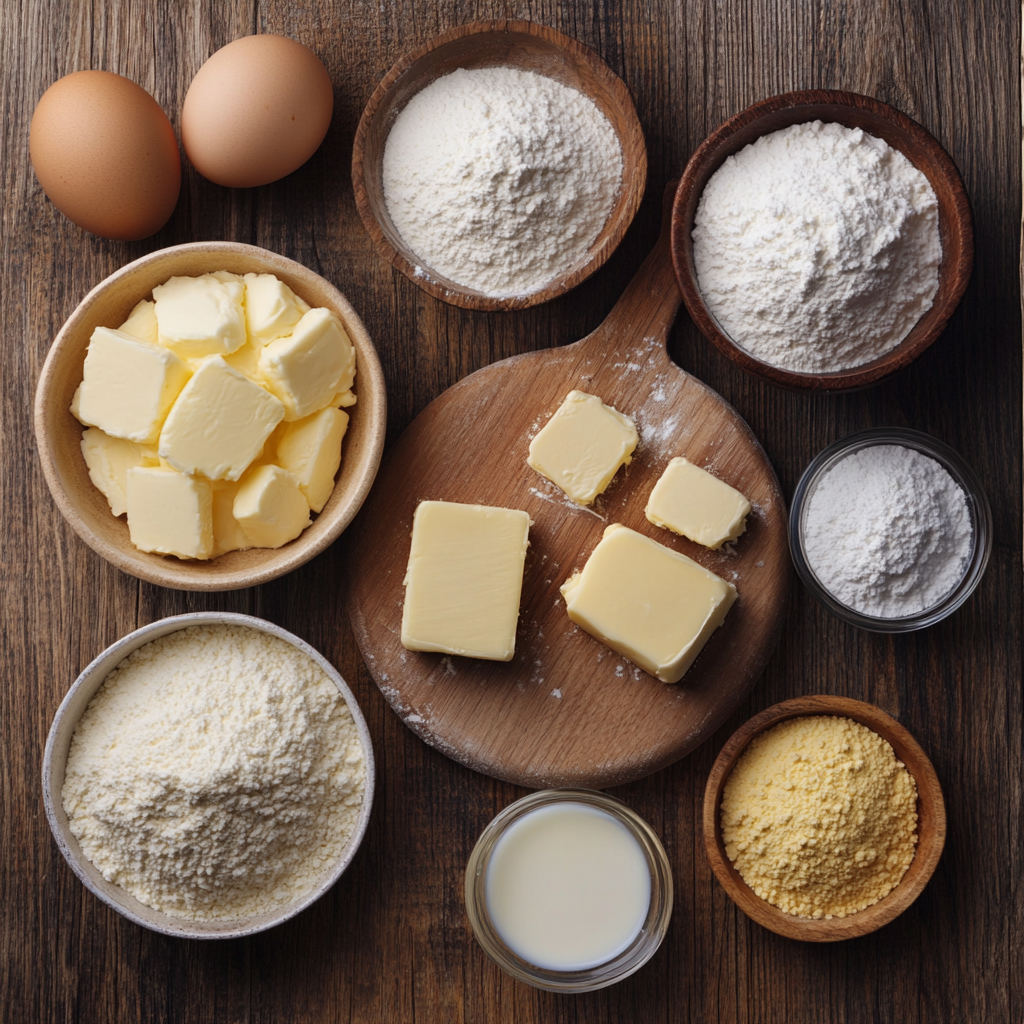 Valentine's Day Cupcakes ingredients