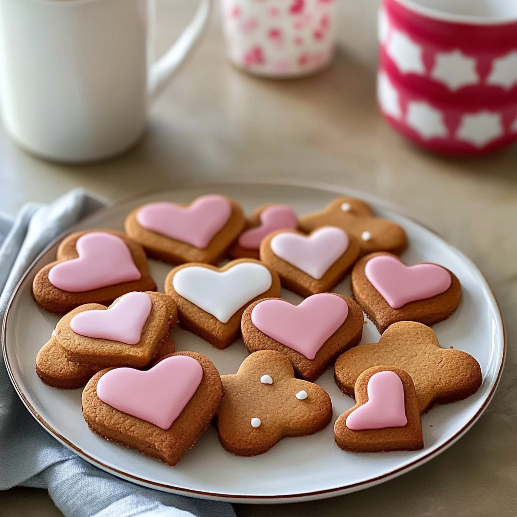 Valentine’s Day Gingerbread Cookies