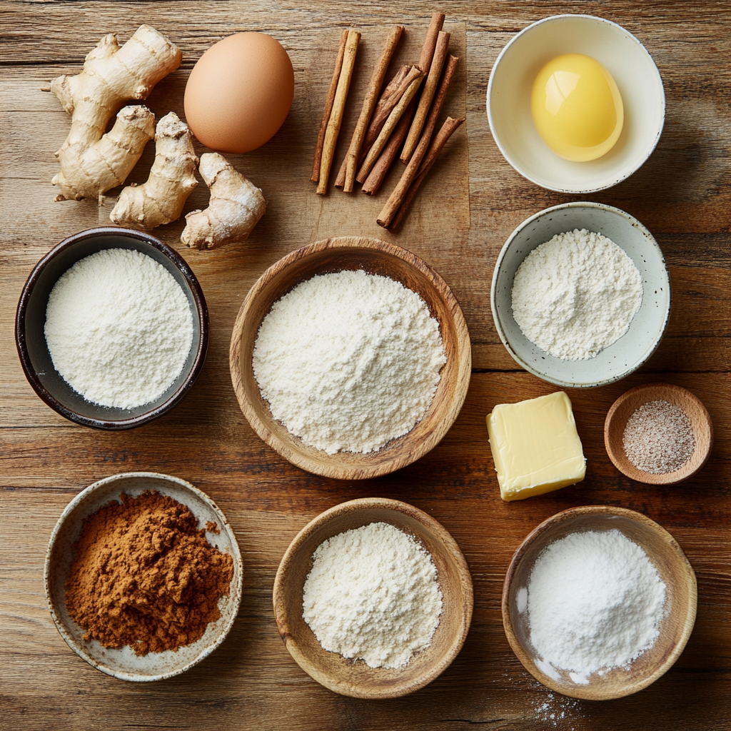 Valentine’s Day Gingerbread Cookies ingredients