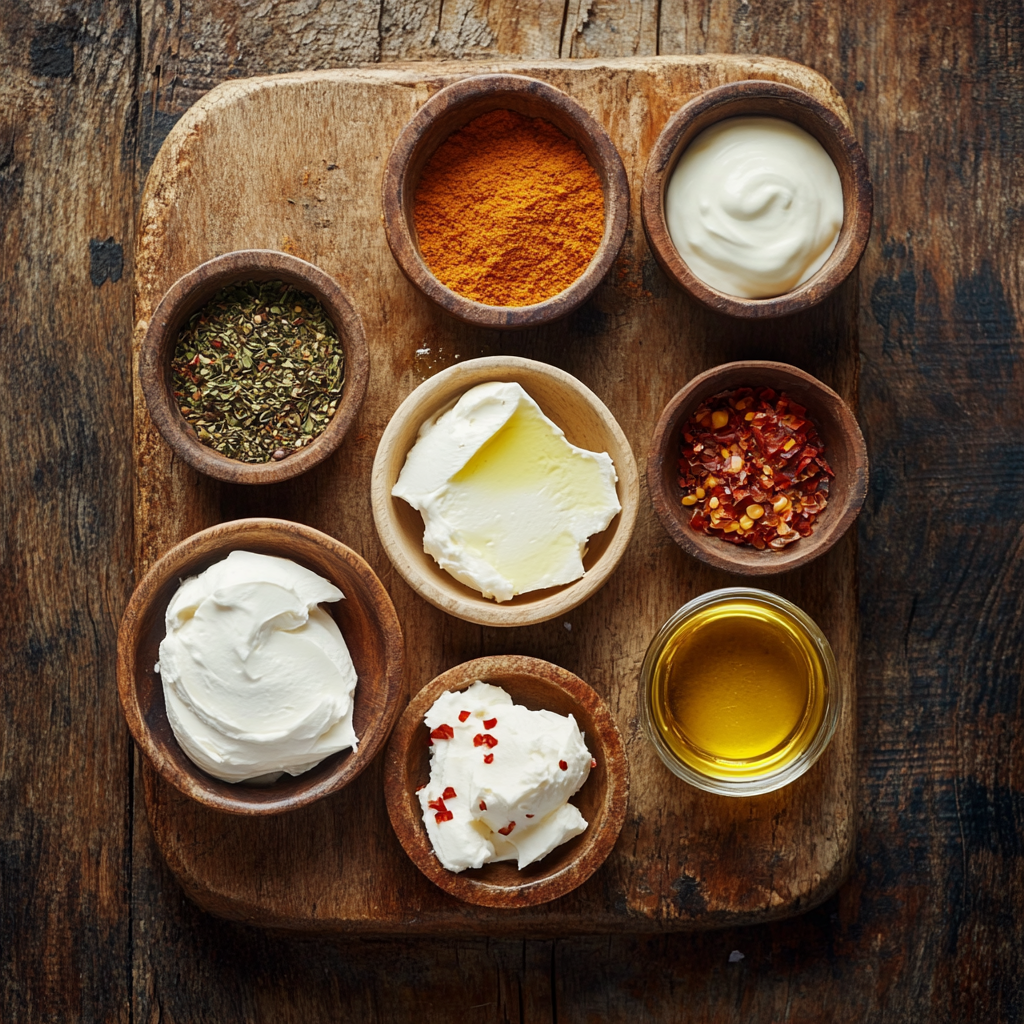 keto hot honey cream cheese dip ingredients