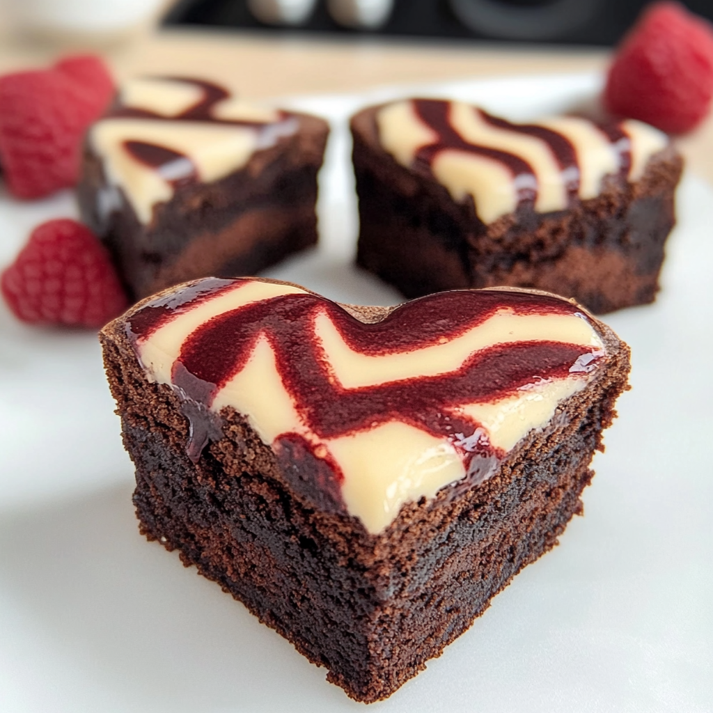 Heart-shaped Brownies