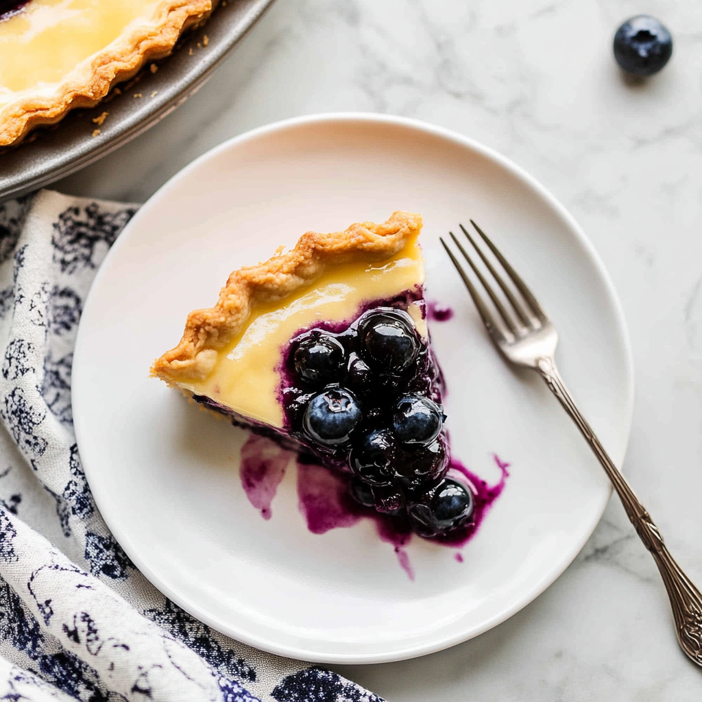 Lemon Blueberry Tart