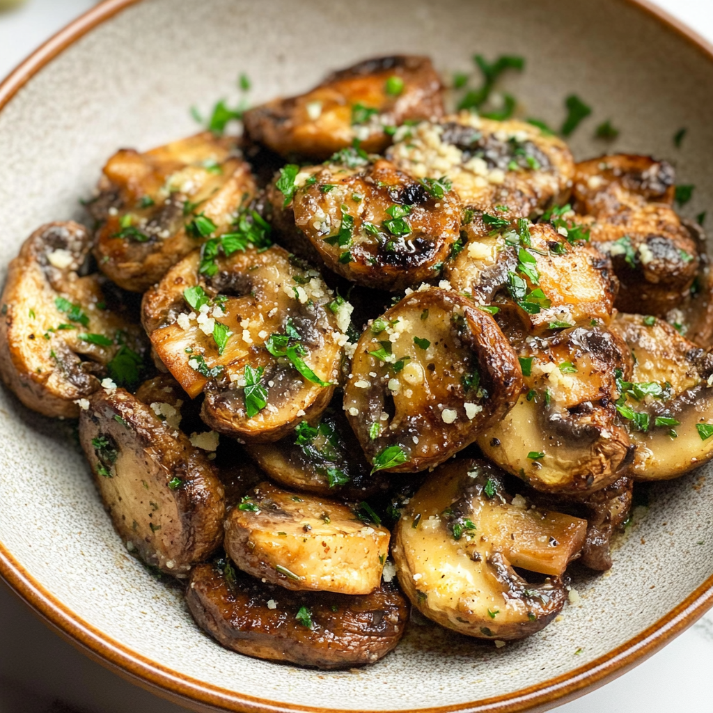 Air Fryer Mushrooms