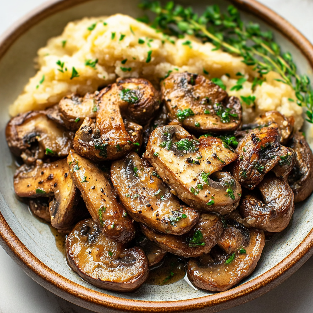 Air Fryer Mushrooms