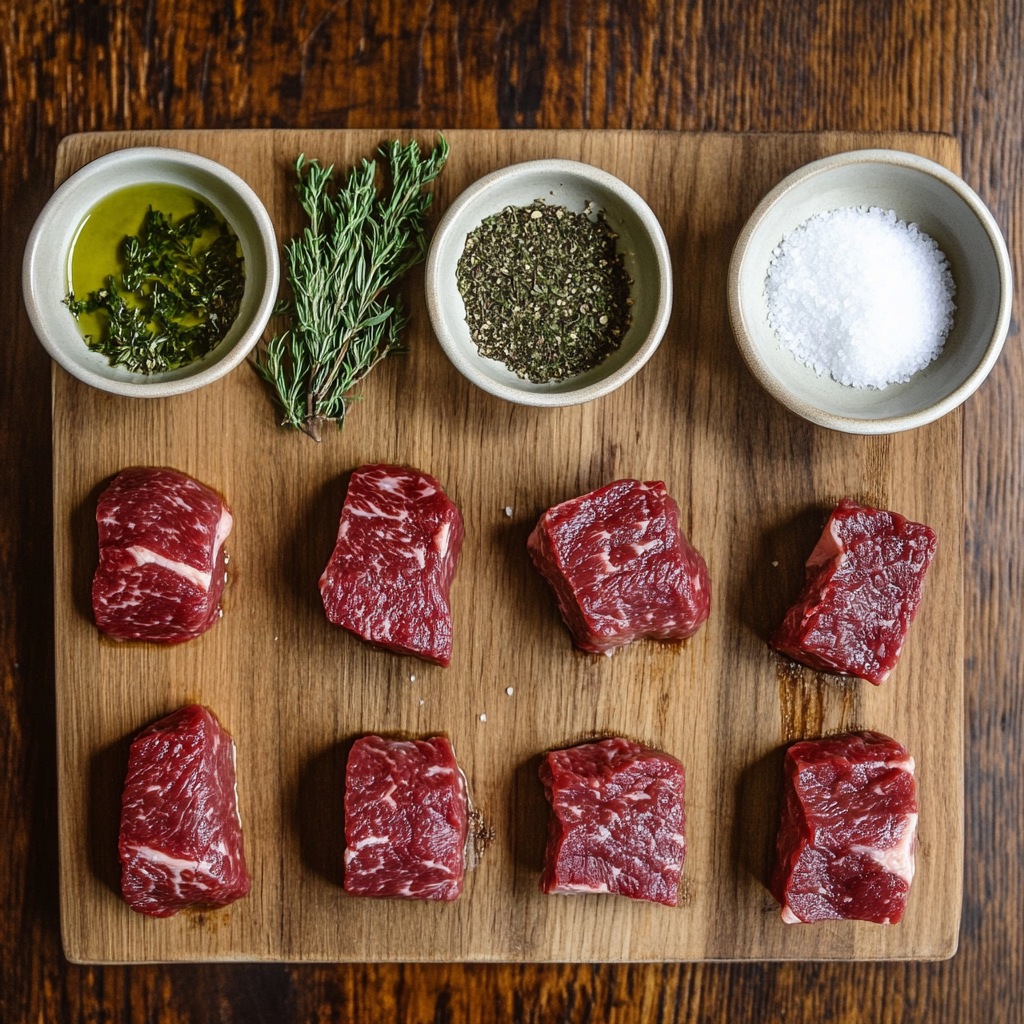 Air Fryer Steak Bites ingredients