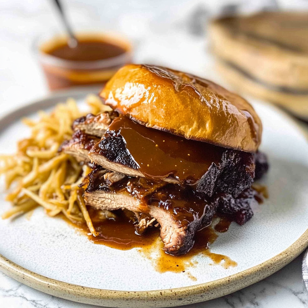 Beef Brisket with BBQ Sauce