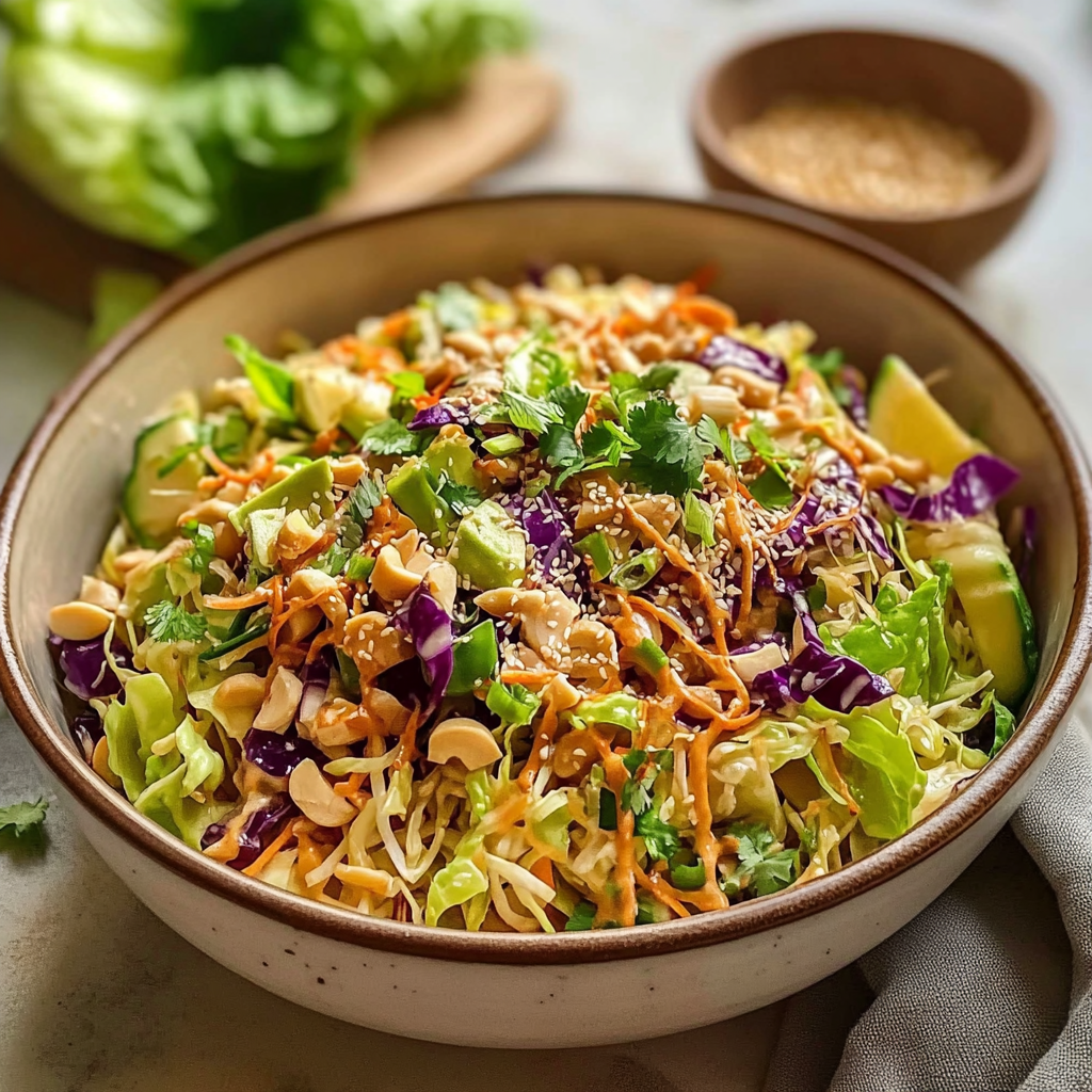 Cabbage Salad with Ramen Noodles