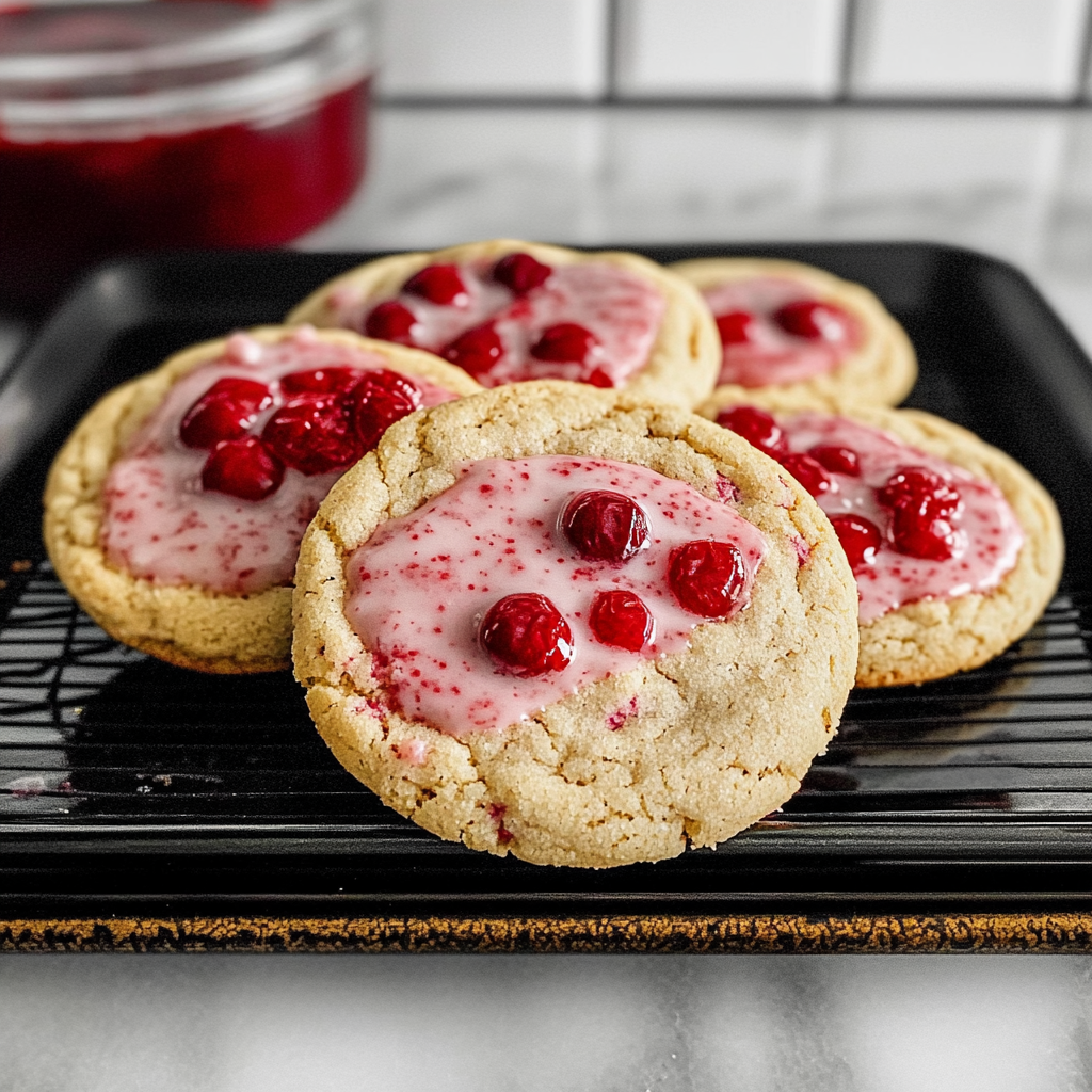 Cherry Pop Tart Cookies