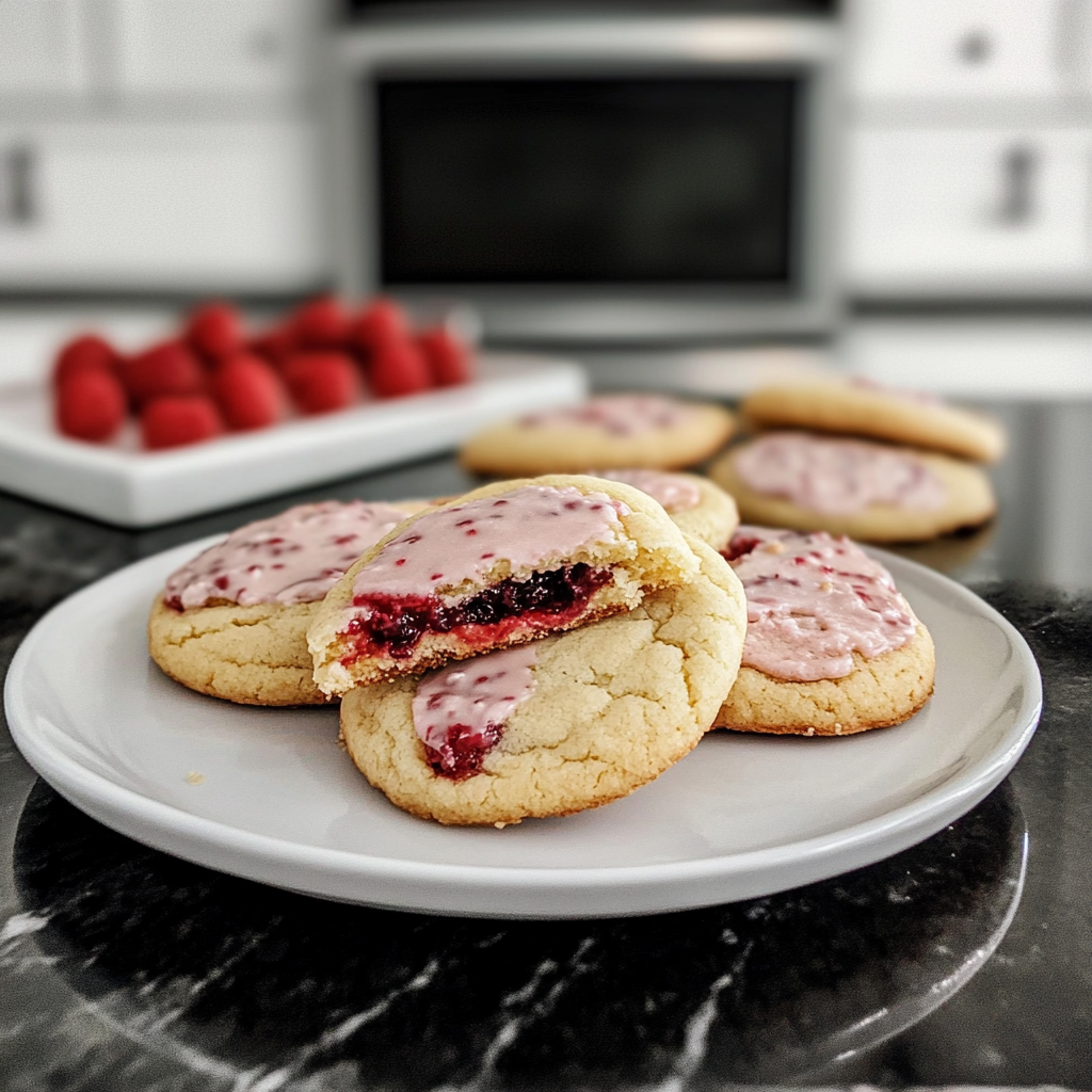 Cherry Pop Tart Cookies