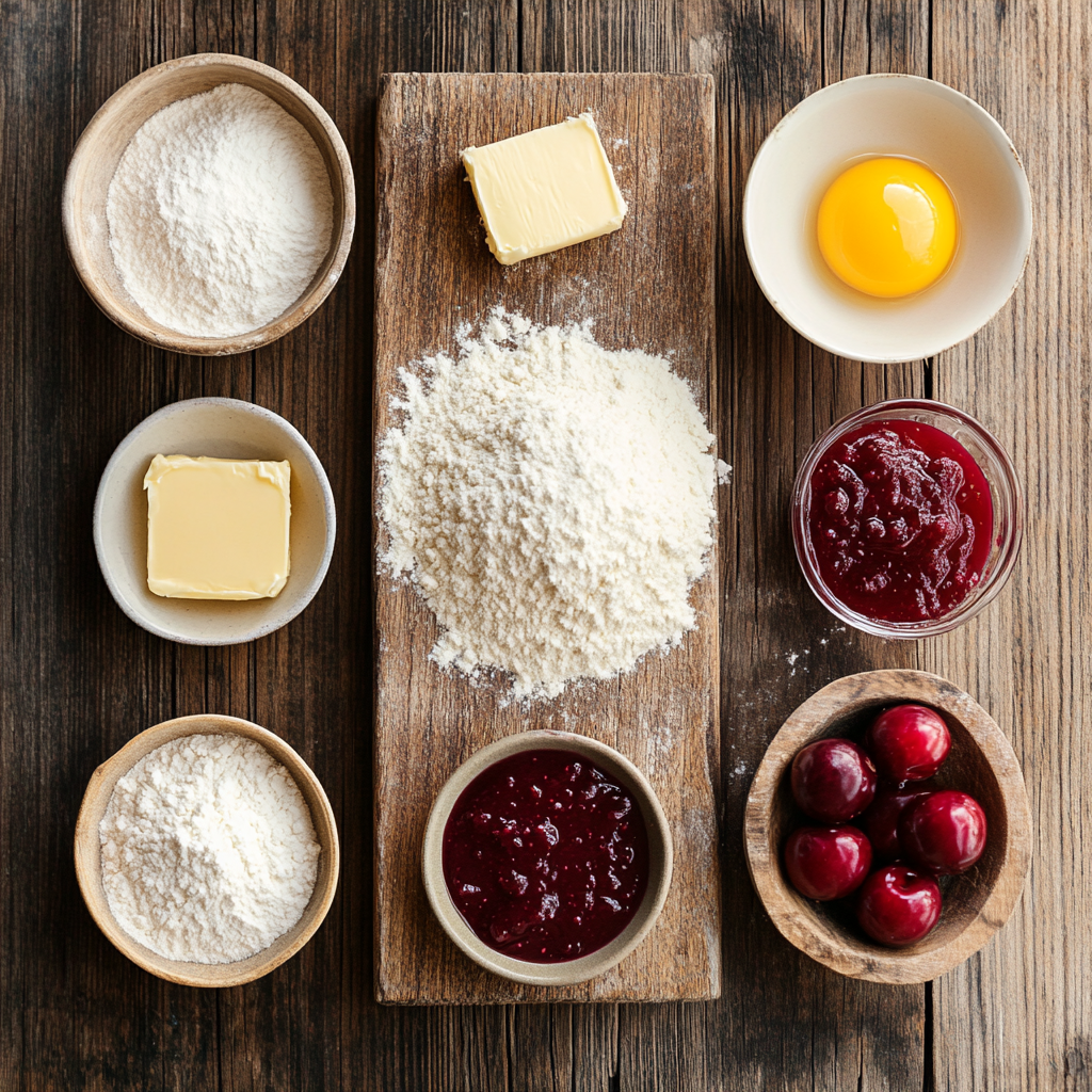 Cherry Pop Tart Cookies ingredients