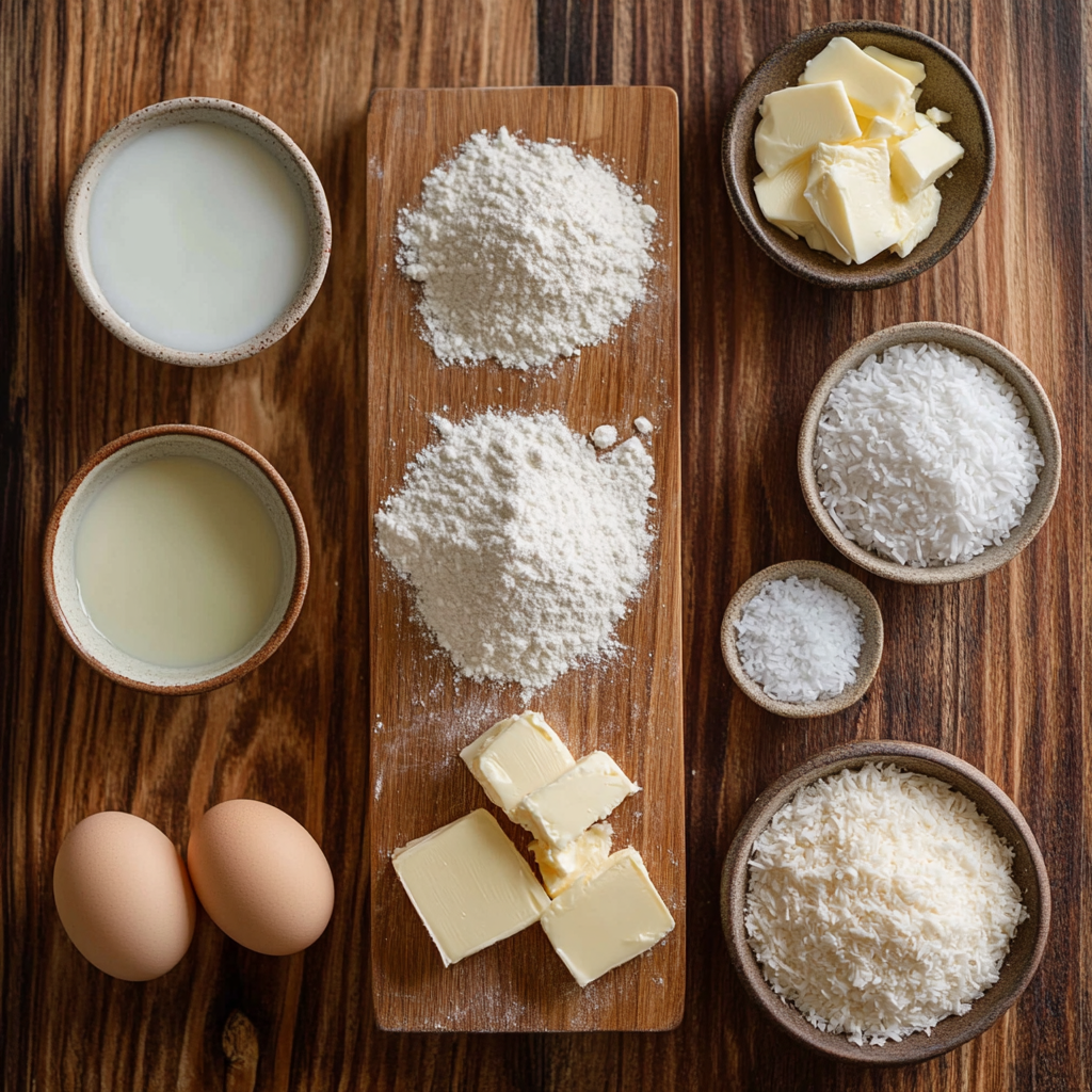 Coconut Easter Cake ingredients