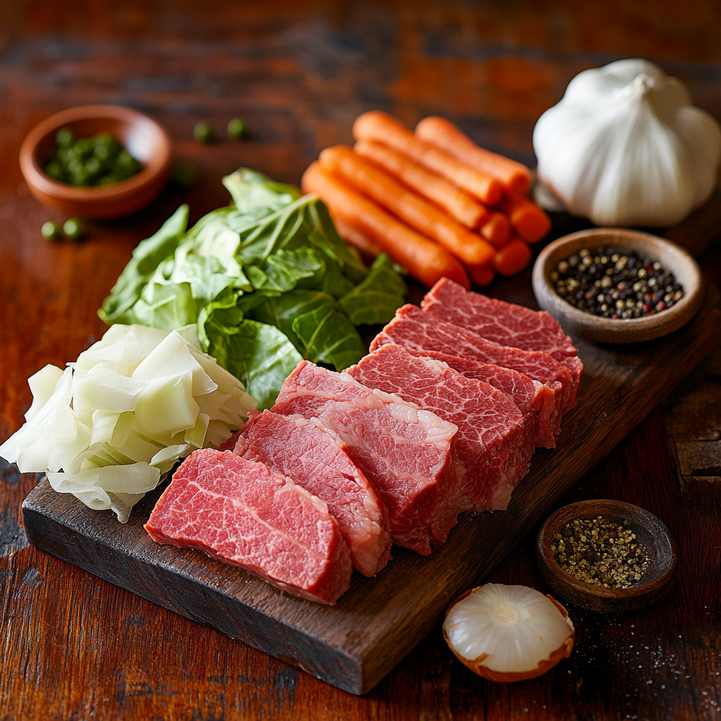 Cozy Corned Beef and Cabbage Soup ingredients
